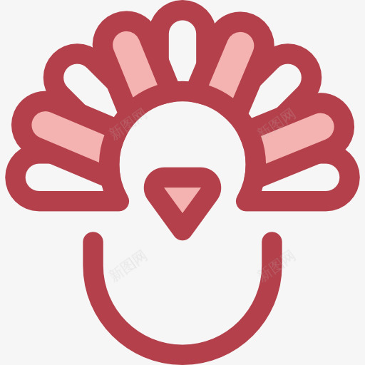 土耳其图标png_新图网 https://ixintu.com 动物 感恩节 晚餐 火鸡 食品 鸡肉