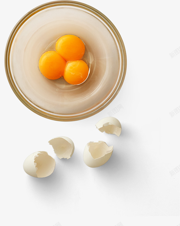 三颗蛋黄破碎蛋壳png免抠素材_新图网 https://ixintu.com 破碎 蛋壳 蛋黄