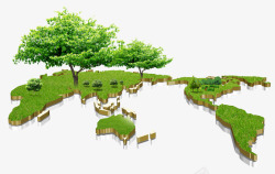 共建繁荣生态环保绿色地球高清图片