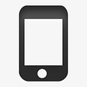 移动电话图标iPhone移动电话手机智能手机令牌图标高清图片