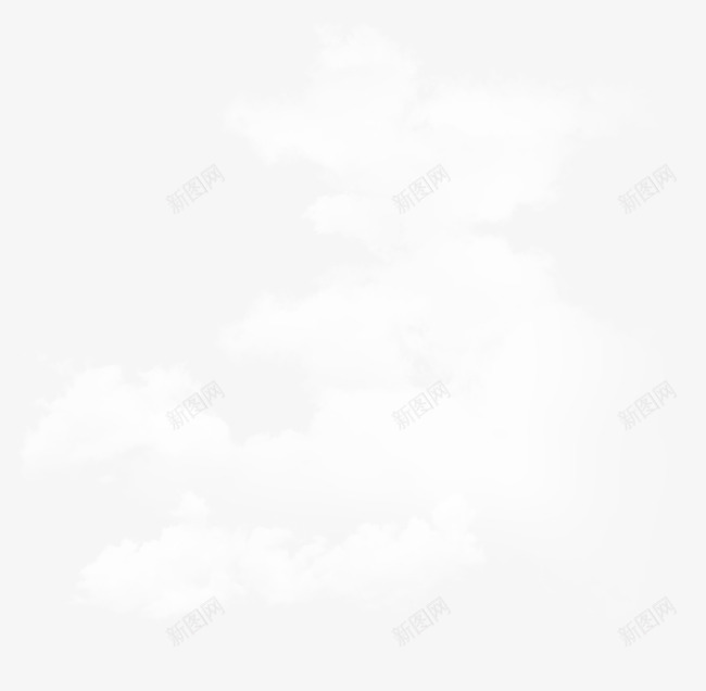 漂浮白云psd免抠素材_新图网 https://ixintu.com 云彩 漂浮白云 白云