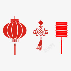中国风红灯笼图素材