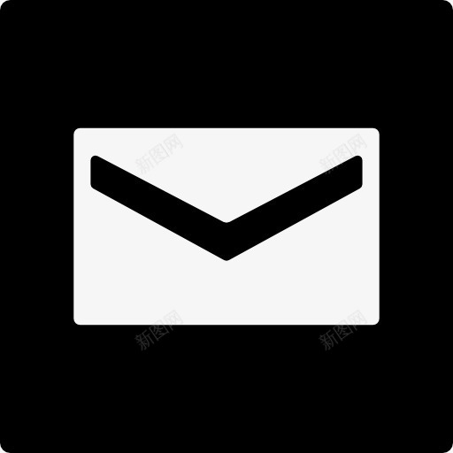 新邮件按钮图标png_新图网 https://ixintu.com 信封 关闭 广场回来 新的按钮 界面 邮件