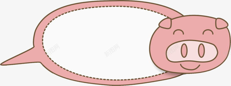 小猪标签png免抠素材_新图网 https://ixintu.com 便签 可爱 实用 对话框 小猪 微笑 手绘 标签 标签按钮 粉色