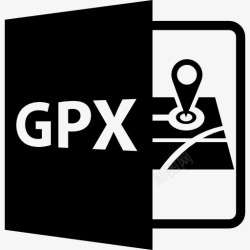 GPX延伸GPX开放文件格式图标高清图片