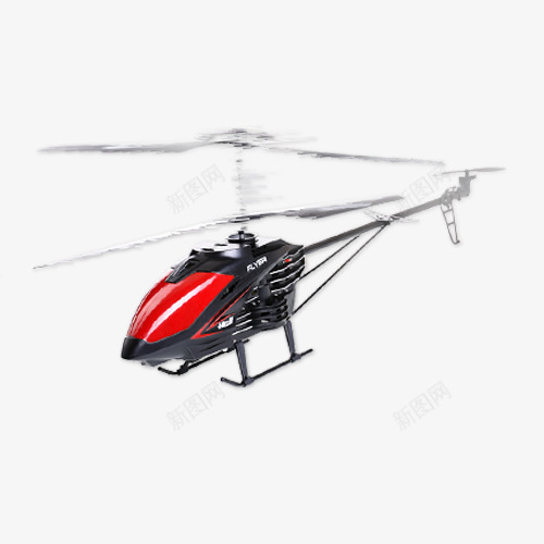 卡通飞机png免抠素材_新图网 https://ixintu.com 玩具飞机 直升机 飞机模型