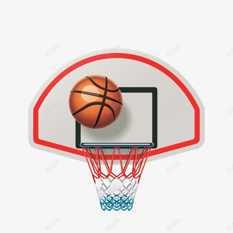 篮球网矢量图ai免抠素材_新图网 https://ixintu.com 篮球 篮球网 运动 矢量图