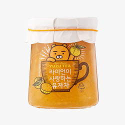 农家蜂蜜柚子茶素材