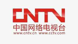 网络电视红色中国网络电视图标高清图片