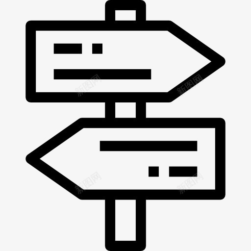 面板图标png_新图网 https://ixintu.com 交通标志 信号 定位 定向 方向 标志 面板