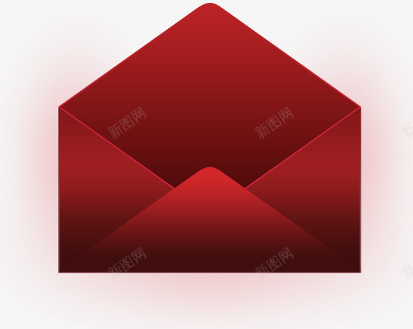 红色信封图标png_新图网 https://ixintu.com 信封 图标 素材 红色