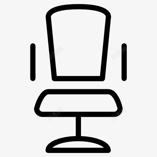 办公椅图标png_新图网 https://ixintu.com 休息 办公材料 家具 座椅 建筑 椅子