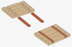 木质家具卯榫结构图素材