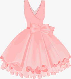 粉色蓬蓬裙手绘粉色蓬蓬裙高清图片