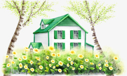 绿房子素材