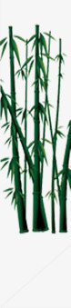 绿色竹子商品展示区素材