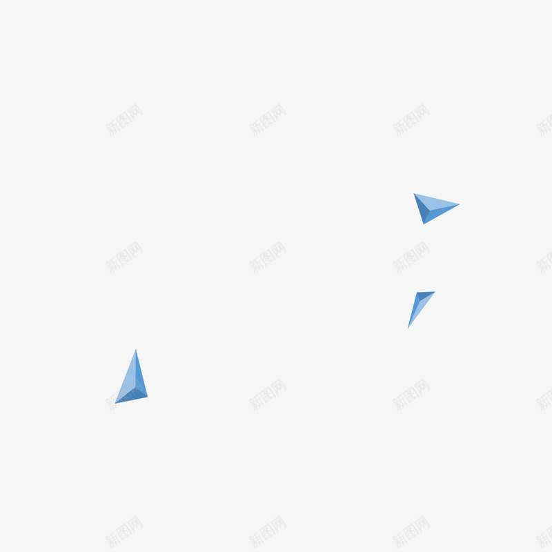 蓝色几何三角立方体漂浮png免抠素材_新图网 https://ixintu.com 三角 几何 创意 前卫 漂浮 立方体 蓝色 装饰