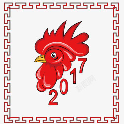 2017鸡年矢量图素材