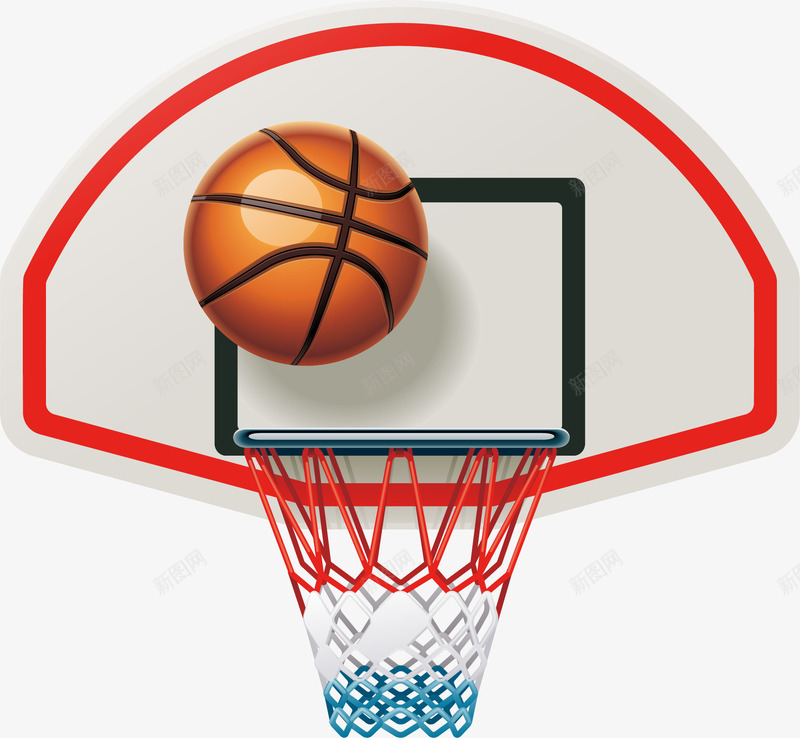 手绘篮球架投球图案png免抠素材_新图网 https://ixintu.com 图案 手绘 投球 篮球架