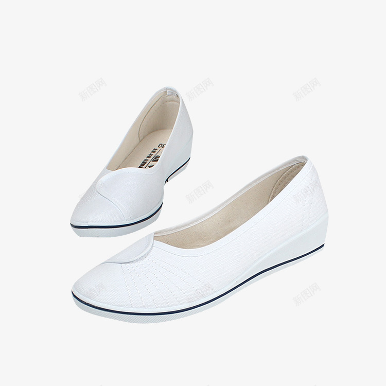 小白鞋护士鞋png免抠素材_新图网 https://ixintu.com 坡跟小白鞋 小白鞋 护士白鞋 轻便小白鞋