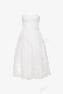 纺纱洁白的婚纱高清图片
