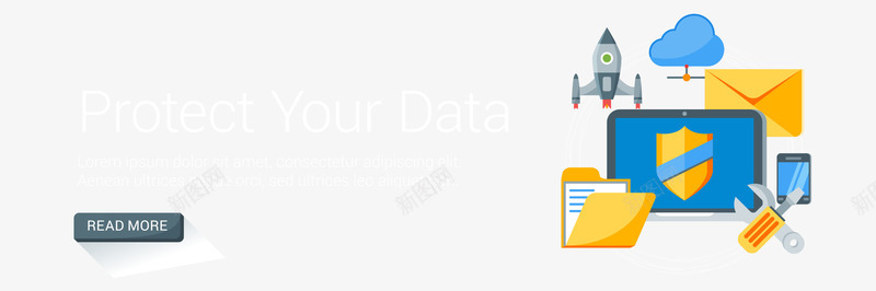 数据保护系统矢量图图标ai_新图网 https://ixintu.com 保护数据 扁平图案 手机app网页模块 手机网页图标 数据保护 点击进入 网页模块 计算机 矢量图