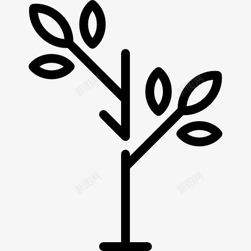 发芽图标png_新图网 https://ixintu.com 发芽 园艺 树 生长的种子 自然