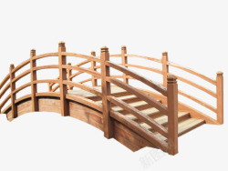 木质拱桥素材