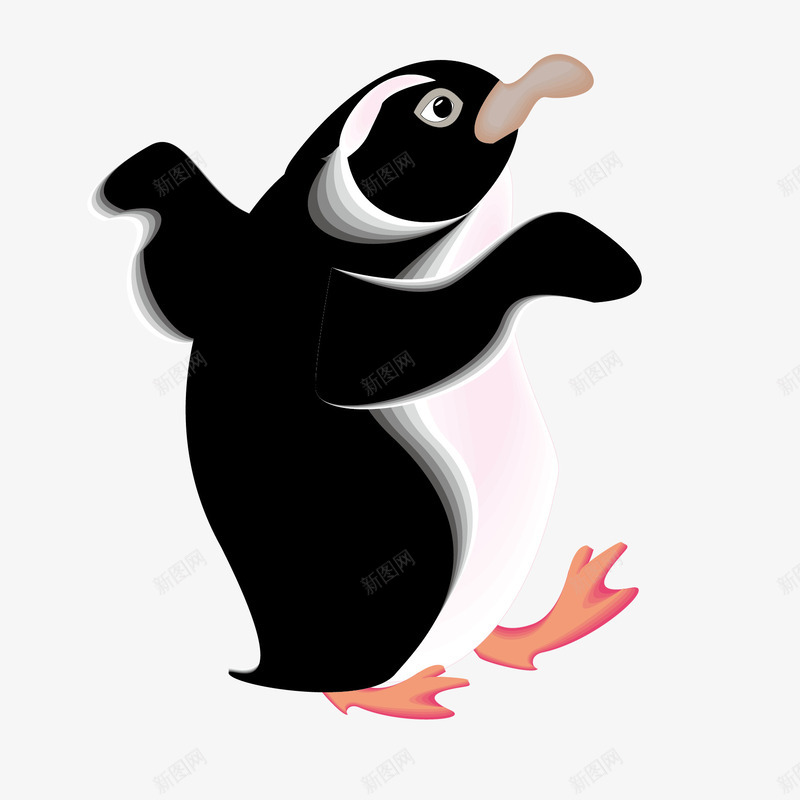 卡通手绘可爱企鹅png免抠素材_新图网 https://ixintu.com 企鹅 卡通企鹅 卡通可爱 可爱