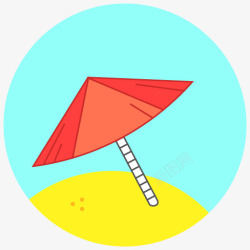 BEACH海滩砂夏天阳光伞夏天高清图片