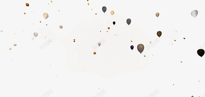 漂浮天空气球元素png免抠素材_新图网 https://ixintu.com 元素 天空 气球 漂浮