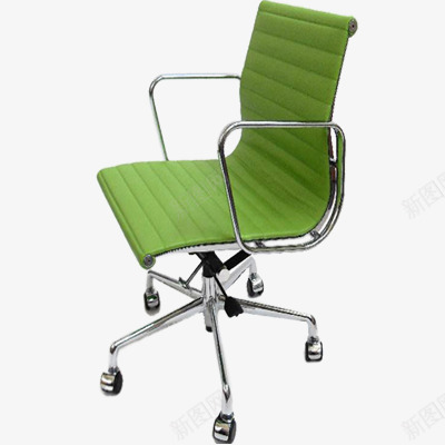 绿色办公椅png免抠素材_新图网 https://ixintu.com 办公椅 实物 椅子 转椅