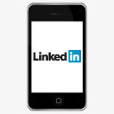 iphone社交媒体图标linkedin图标