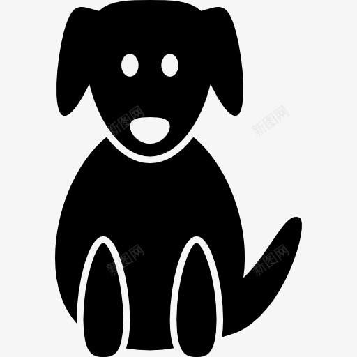 狗的身影坐在一个位置图标png_新图网 https://ixintu.com 动物 坐着 坐着的狗 狗 狗的剪影