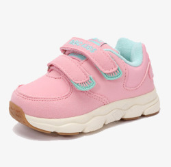 粉色女生运动童鞋素材