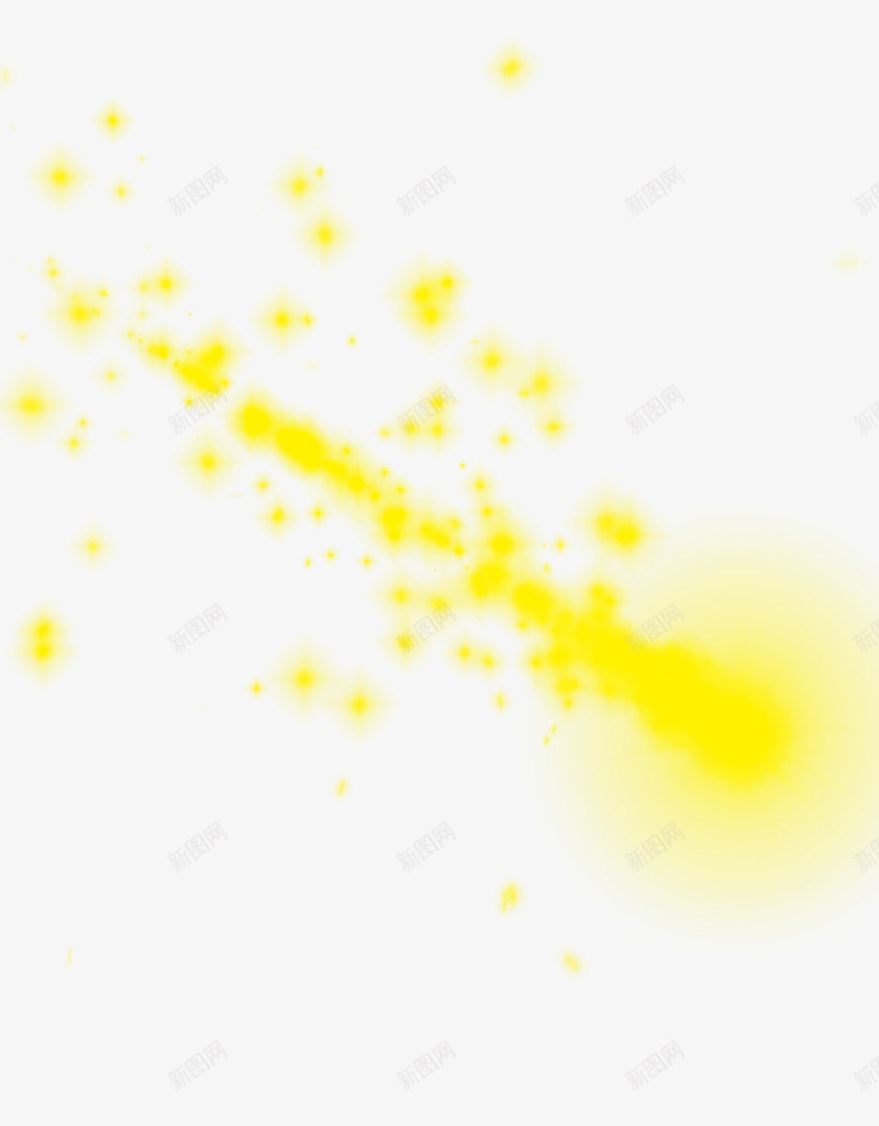 飘浮的炫光效果png免抠素材_新图网 https://ixintu.com 光效 效果 星星 炫光 飘浮