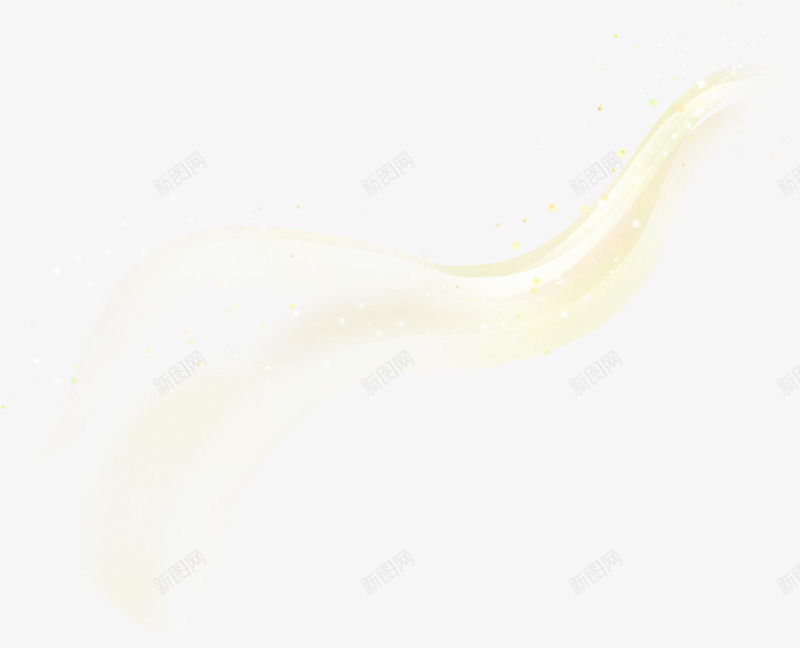 黄色流动线条手绘人物png免抠素材_新图网 https://ixintu.com 人物 流动 线条 黄色