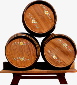 木质红酒桶素材