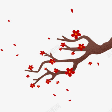 梅花节日图标图标