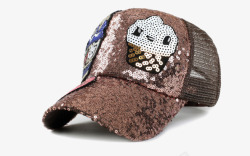 鍝埚瘑鐡女士新款韩版鸭舌帽嘻哈帽高清图片