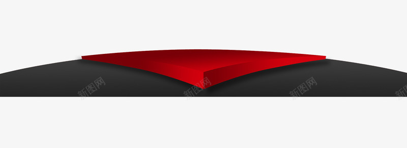 弧形展示台png免抠素材_新图网 https://ixintu.com 展示 展示台 弧形展示 海报展示台 红色展示台