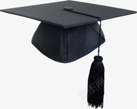 黑色学士帽png免抠素材_新图网 https://ixintu.com 学士帽 毕业 黑色