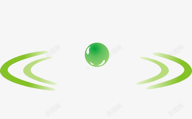 线条珠子png免抠素材_新图网 https://ixintu.com 圆 弧度 环保 线条珠子 绿色