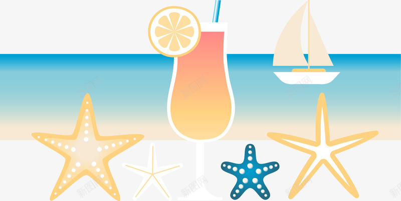 暑假海边饮品png免抠素材_新图网 https://ixintu.com 度假 放假 放暑价 放暑假 放松身心 旅游 暑假 海边饮品