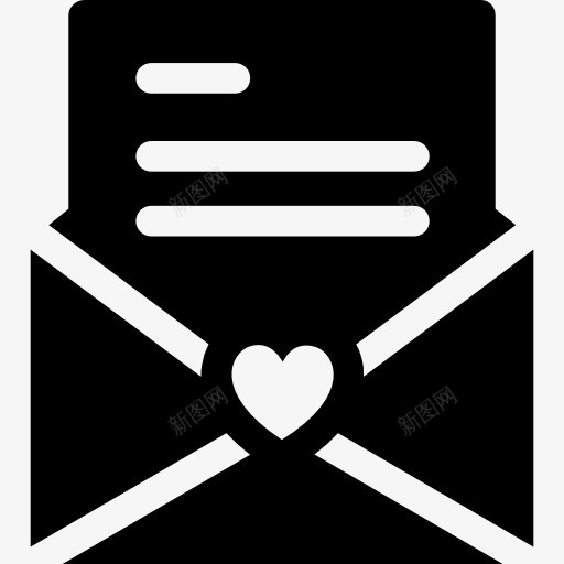 情人节的信图标png_新图网 https://ixintu.com 信封 形状 心 浪漫的情人节 邮件