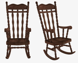 复古中式椅子素材