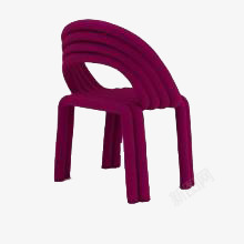 紫色椅子素材