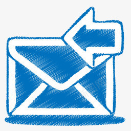 蓝色的回复邮件图标png_新图网 https://ixintu.com email envelop lett mail message 信封 发送 复 消息 电子邮件 邮件