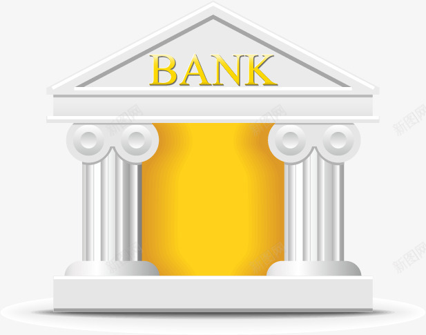 金融商务标志矢量图ai免抠素材_新图网 https://ixintu.com BANK 创意 商业 商务 金融 金钱 银行 矢量图