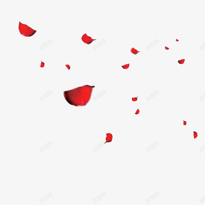 红色花瓣漂浮背景壁纸png免抠素材_新图网 https://ixintu.com 壁纸 漂浮 红色 背景 花瓣